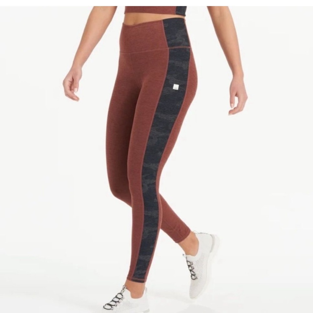 NWT Vuori Aspire Elevation Leggings. Women Size Small. Cedar Heather